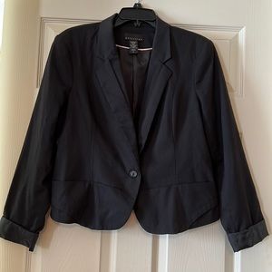 Black short dressy jacket